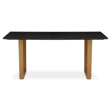Varana Black Marble Top Rectangular Dining Table - Joe’s Haven