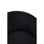 Vogue Black Velvet And Matte Gold Dining Chair - Joe’s Haven