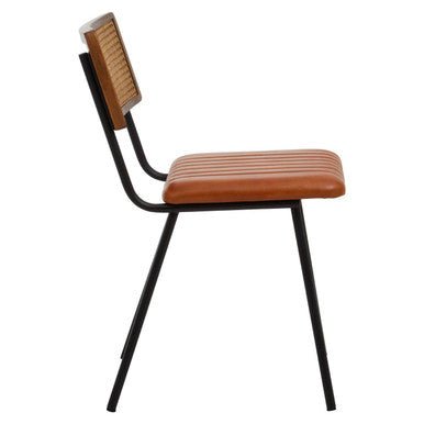 Buffalo Tan Leather Dining Chair - Joe’s Haven