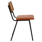 Buffalo Tan Leather Dining Chair - Joe’s Haven