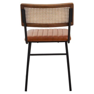 Buffalo Tan Leather Dining Chair - Joe’s Haven