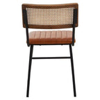Buffalo Tan Leather Dining Chair - Joe’s Haven
