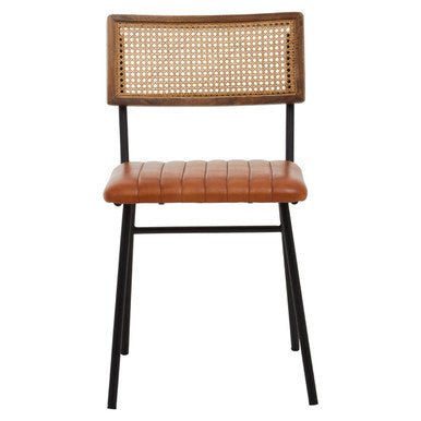 Buffalo Tan Leather Dining Chair - Joe’s Haven