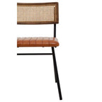 Buffalo Tan Leather Dining Chair - Joe’s Haven