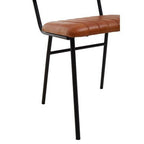 Buffalo Tan Leather Dining Chair - Joe’s Haven