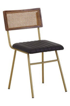 Buffalo Black Leather Dining Chair - Joe’s Haven
