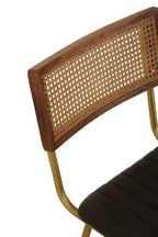 Buffalo Black Leather Dining Chair - Joe’s Haven
