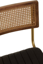 Buffalo Black Leather Dining Chair - Joe’s Haven