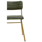 Buffalo Green Leather Dining Chair - Joe’s Haven