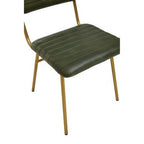 Buffalo Green Leather Dining Chair - Joe’s Haven