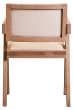 Cebu Ivory Fabric and Grey Wash Beech Wood Dining Chair - Joe’s Haven