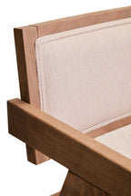 Cebu Ivory Fabric and Grey Wash Beech Wood Dining Chair - Joe’s Haven