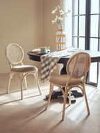 Cebu White Wash Elm Wood Dining Chair - Joe’s Haven
