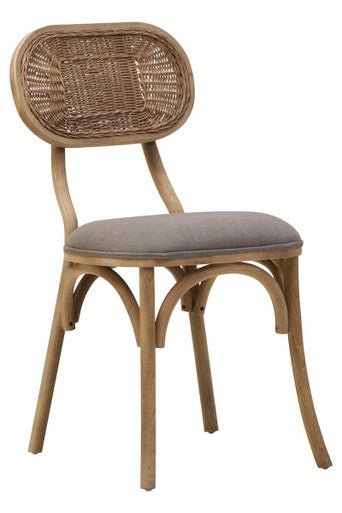 Cebu Grey Wash Elm Wood Dining Chair - Joe’s Haven