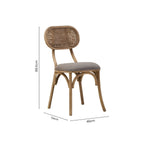 Cebu Grey Wash Elm Wood Dining Chair - Joe’s Haven