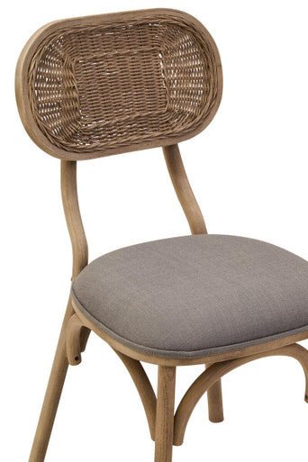 Cebu Grey Wash Elm Wood Dining Chair - Joe’s Haven