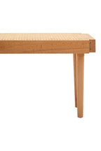 Cebu Natural Cane and Beech Wood Bench - Joe’s Haven