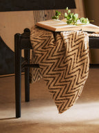 Cebu Black Rope and Elm Wood Bench - Joe’s Haven
