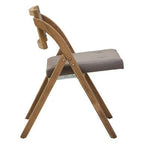 Cebu Grey Wash Elm Wood Folding Chair - Joe’s Haven