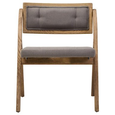 Cebu Grey Wash Elm Wood Folding Chair - Joe’s Haven