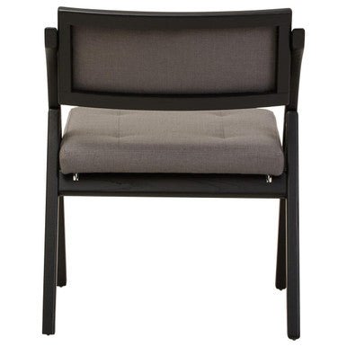 Cebu Grey and Black Elm Wood Folding Chair - Joe’s Haven