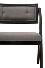 Cebu Grey and Black Elm Wood Folding Chair - Joe’s Haven