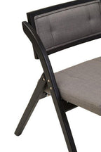 Cebu Grey and Black Elm Wood Folding Chair - Joe’s Haven