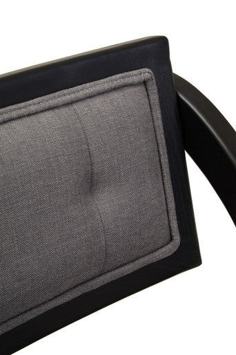 Cebu Grey and Black Elm Wood Folding Chair - Joe’s Haven
