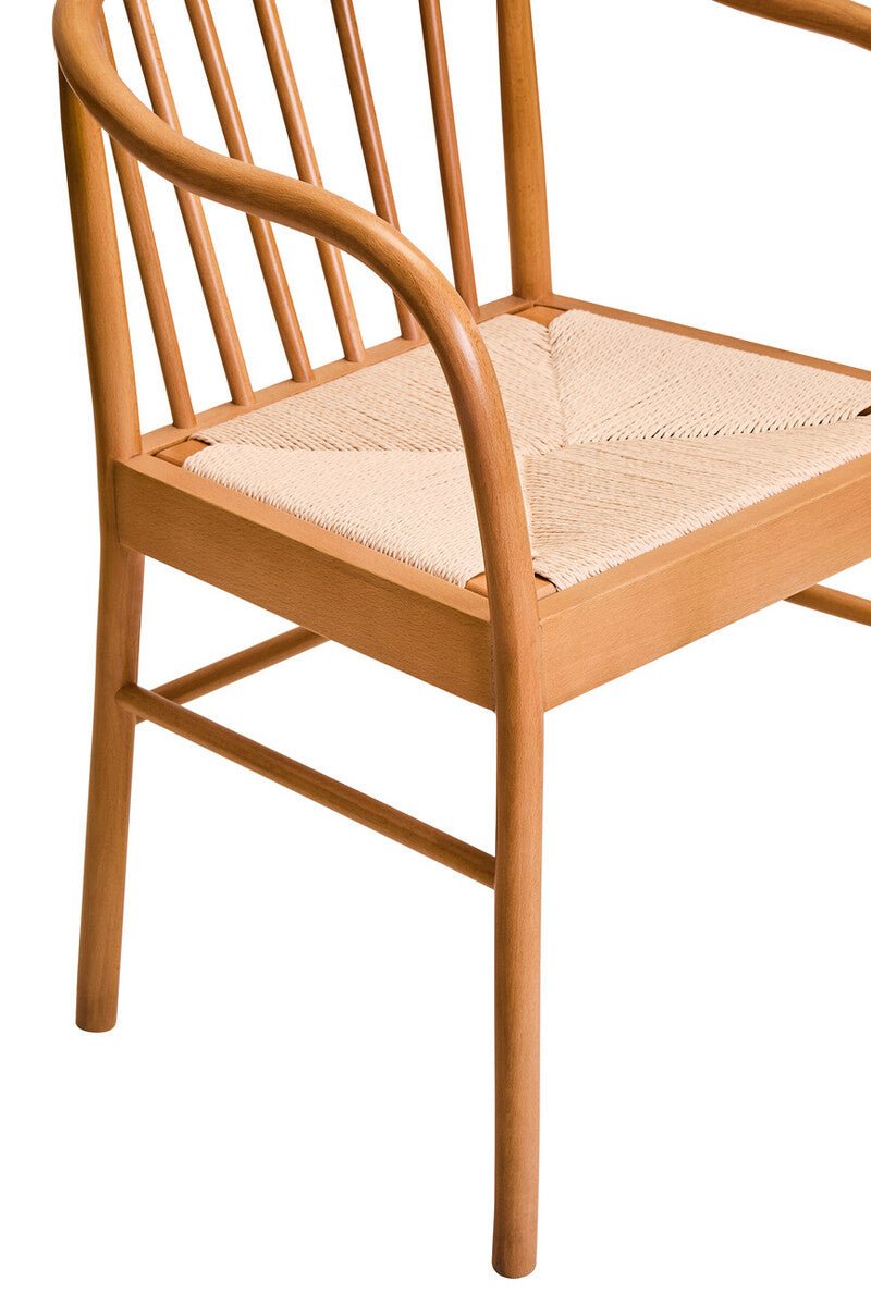 Cebu Natural Rope and Beech Wood Chair - Joe’s Haven