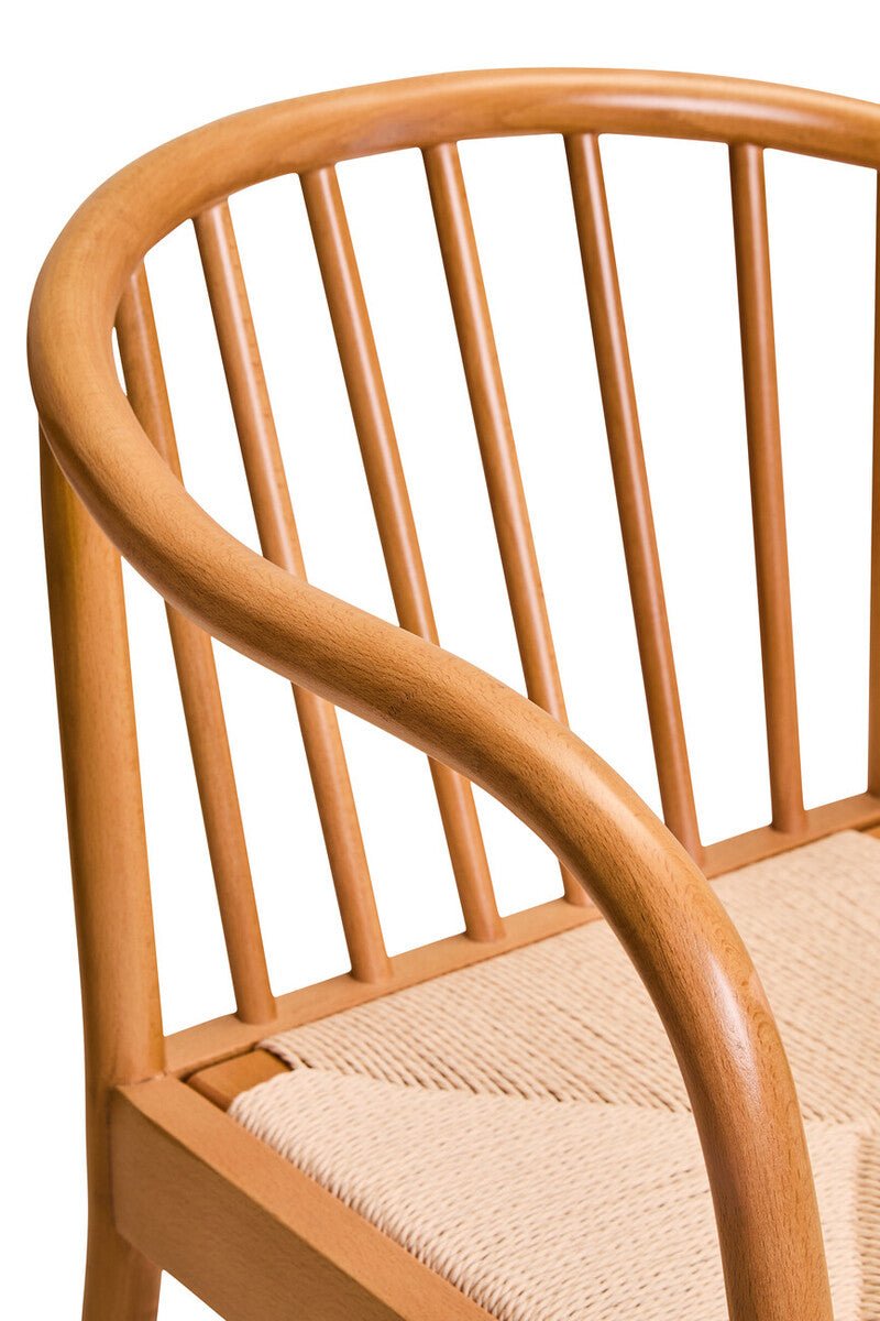 Cebu Natural Rope and Beech Wood Chair - Joe’s Haven