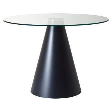 Azalea Black Conical Base Dining Table - Joe’s Haven