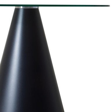 Azalea Black Conical Base Dining Table - Joe’s Haven