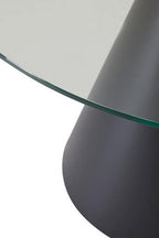 Azalea Black Conical Base Dining Table - Joe’s Haven