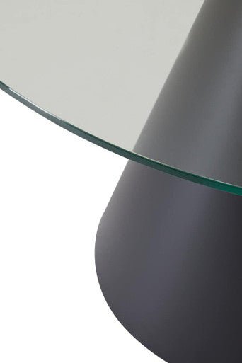 Azalea Black Conical Base Dining Table - Joe’s Haven