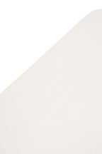Whitewash Finish Mango Wood Pedestal Coffee Table with Ridged Base, Walsa - Joe’s Haven