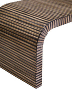 Bambusa Bamboo Inlay Curved Coffee Table - Joe’s Haven