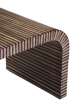 Bambusa Bamboo Inlay Curved Coffee Table - Joe’s Haven