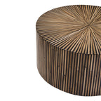 Bambusa Bamboo Inlay Round Coffee Table - Joe’s Haven