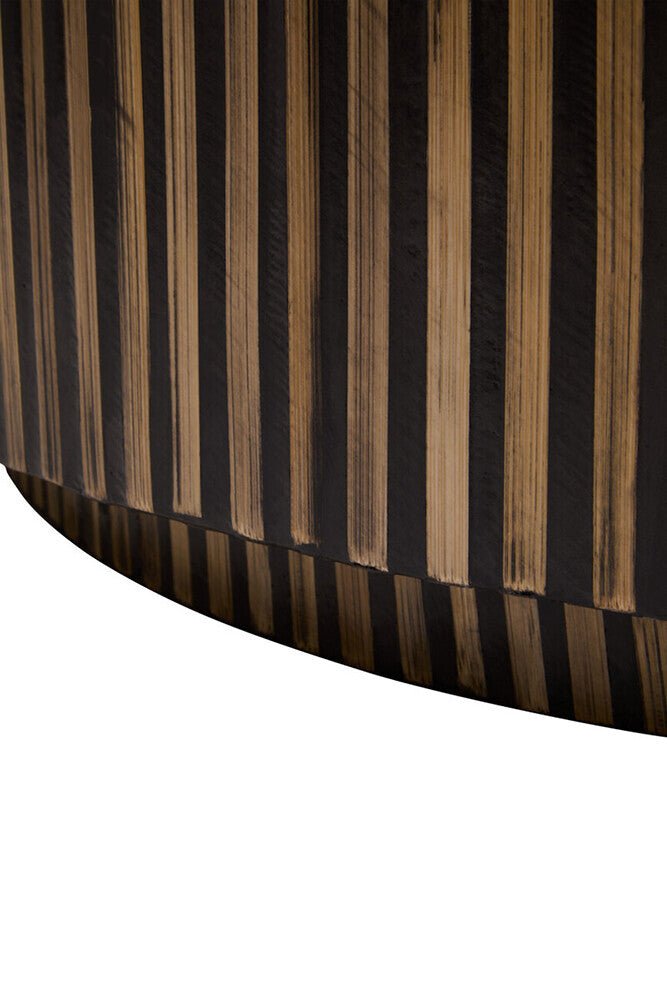 Bambusa Bamboo Inlay Round Coffee Table - Joe’s Haven