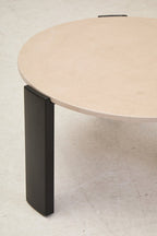 Palermo Round Cream Marble Top Large Coffee Table - Joe’s Haven