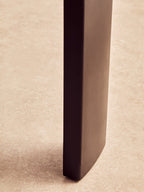Black Round Marble Top Large Coffee Table with Black Acacia Legs, Palermo - Joe’s Haven