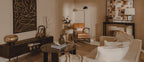 Black Round Marble Top Large Coffee Table with Black Acacia Legs, Palermo - Joe’s Haven