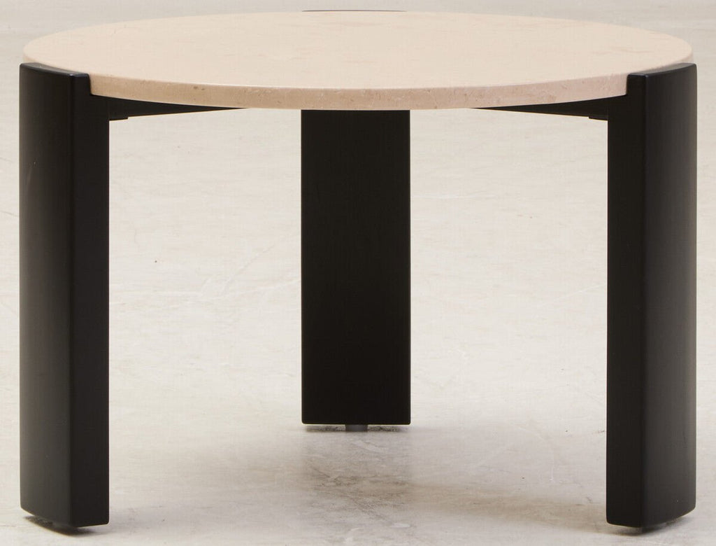 Palermo Round Cream Marble Top Small Coffee Table - Joe’s Haven