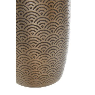 Allegra Etched Metallic Bathroom Tumbler - Joe’s Haven