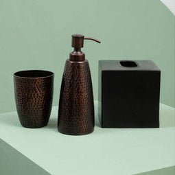 Allegra Bronze Finish Tumbler - Joe’s Haven