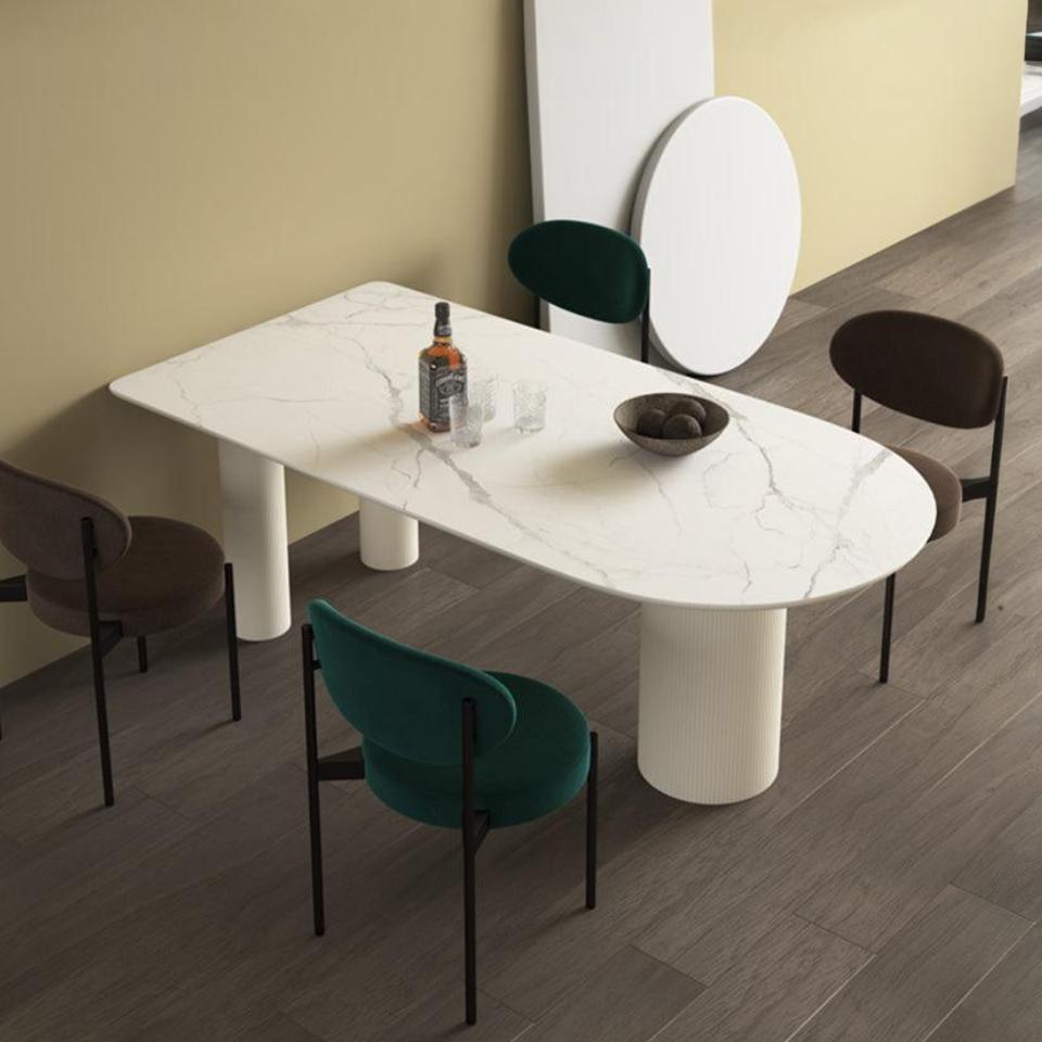 La Plainville Dining Table, White - Joe’s Haven