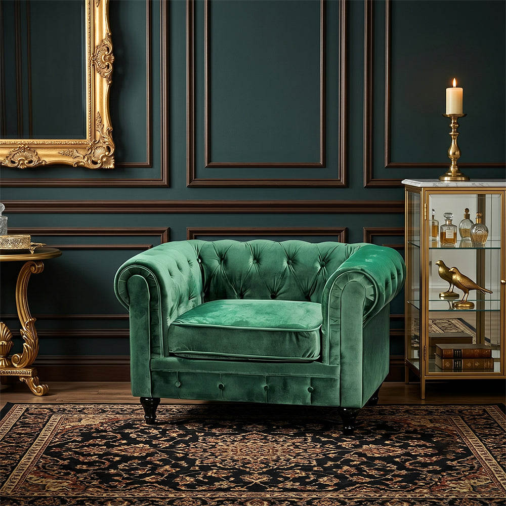 ChicComfort Armchair, Velvet