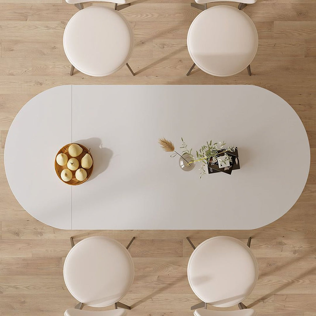Pacheco Foldable Dining Table, Oval - Joe’s Haven