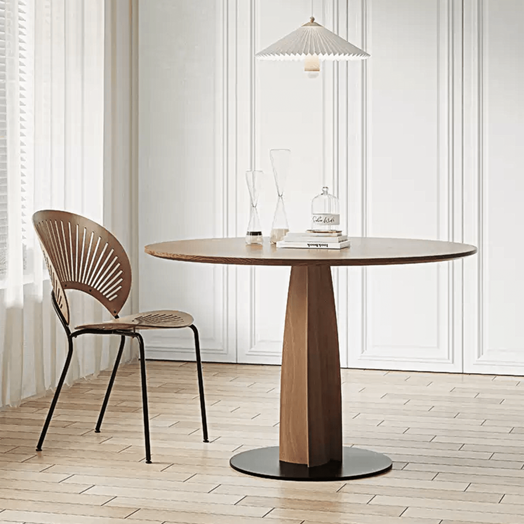 Seraphina Round Dining Table, Solid Wood - Joe’s Haven
