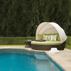 Shelly Patio Outdoor Sectional Sofa Set With Rattan Daybed Sunbed - Joe’s Haven